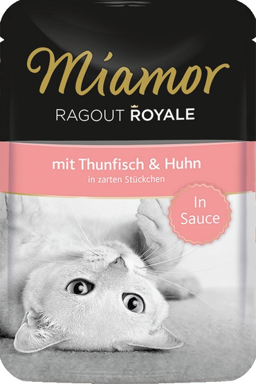 Miamor Ragout Royale z Tuńczykiem i Kurczakiem w sosie saszetka 100g karma dla kota - obrazek 2