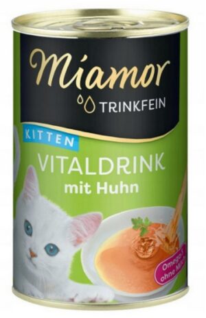 Miamor Vitaldrink Kitten z kurczakiem puszka 135g karma dla kota