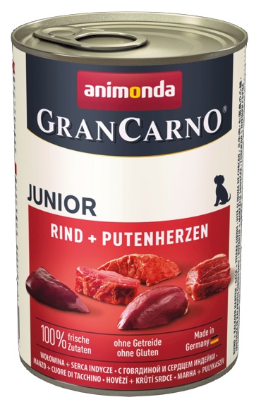 Animonda GranCarno Original Junior Pute Indyk 400g karma dla psa - obrazek 2