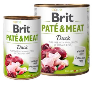 Brit Pate & Meat Dog Duck puszka 800g karma dla psa
