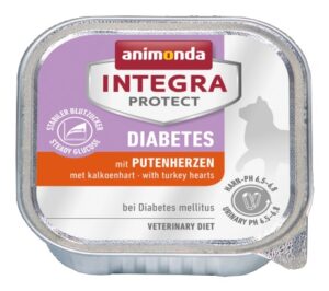 Animonda Integra Protect Diabetes dla kota - z sercami indyka tacka 100g karma dla kota