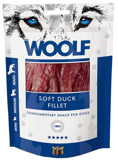Woolf Soft Duck Fillet 100g karma dla psa - obrazek 2
