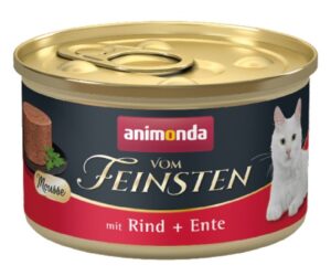 Animonda vom Feinsten Cat Adult Mus Wołowina + Kaczka puszka 85g karma dla kota