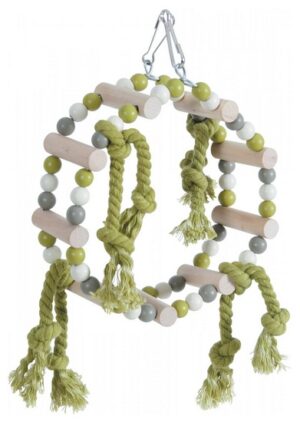 Zolux Huśtawka Kółko ze sznurkami dla ptaków