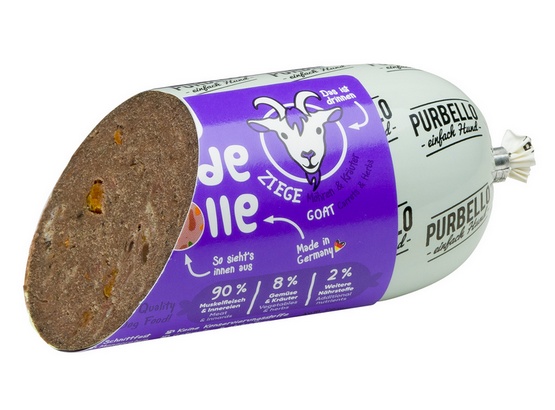 Purbello Dog Monoprotein Sausage Koza 200g karma dla psa - obrazek 3