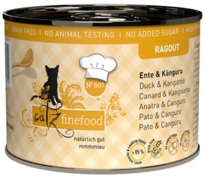 Catz Finefood Ragout N.607 Kaczka i Kangur puszka 190g karma dla kota
