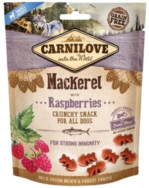 Carnilove Dog Snack Fresh Crunchy Mackerel+Raspberries 200g karma dla psa