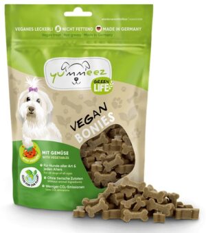 Yummeez Green Life Vegan Bonies Kosteczki warzywne 175g karma dla psa
