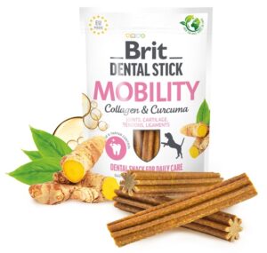 Brit Dental Stick Mobility Collagen & Curcuma 251g karma dla psa