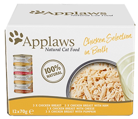 Applaws puszki dla kota Multipack Chicken 12x70g karma dla kota - obrazek 2