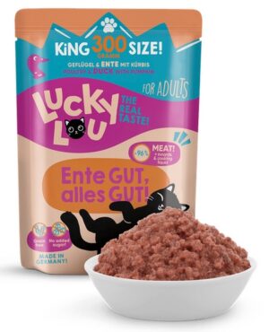 Lucky Lou Lifestage Adult Drób i kaczka saszetka 300g karma dla kota