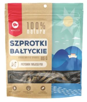 Maced 100% Natura Szprotka bałtycka 85g karma dla psa