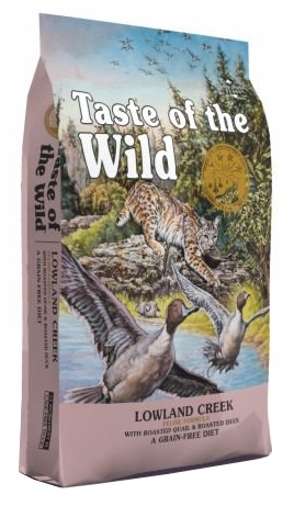 Taste of the Wild Lowland Creek Feline z przepiórką i kaczką 2kg karma dla kota