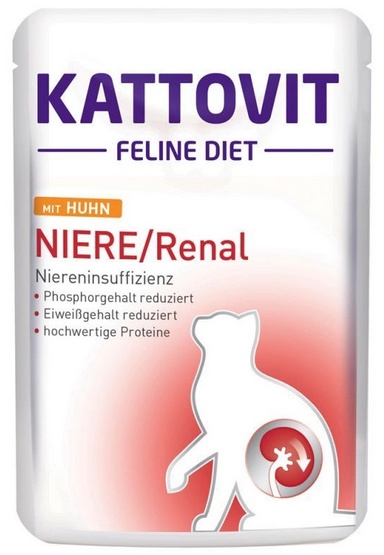 Kattovit Feline Diet Niere/Renal kurczak saszetka 85g karma dla kota