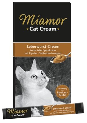 Miamor Cat Confect Leberwurst Cream 6x15g karma dla kota