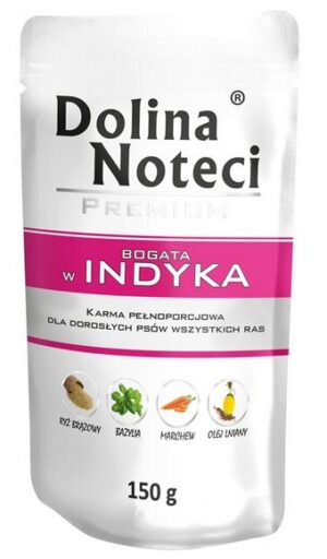 Dolina Noteci Premium Pies Indyk saszetka 150g karma dla psa