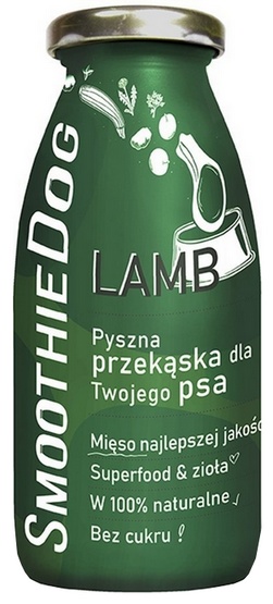 SmoothieDog Płynna przekąska - jagnięcina 250ml karma dla psa