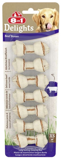 8in1 Beef Delights XS 7szt karma dla psa