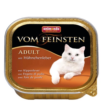 Animonda vom Feinsten Cat Adult z Wątróbką Kurczaka tacka 100g karma dla kota - obrazek 2