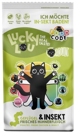 Lucky Lou Food Code Lifestage Adult Geflugel & Insekt 340g karma dla kota