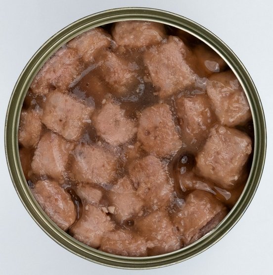 TUF TUF Kawałki mięsne z rybą dla kota puszka 415g karma dla kota - obrazek 2