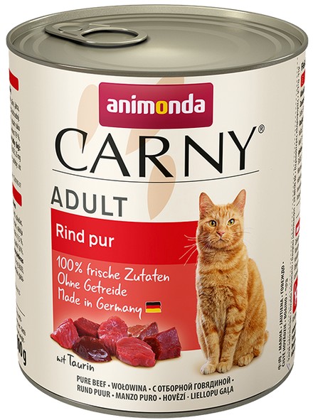 Animonda Carny Adult Wołowina puszka 800g karma dla kota
