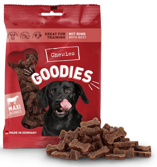 Chewies Goodies (Training) Kosteczki Maxi Wołowina 200g karma dla psa