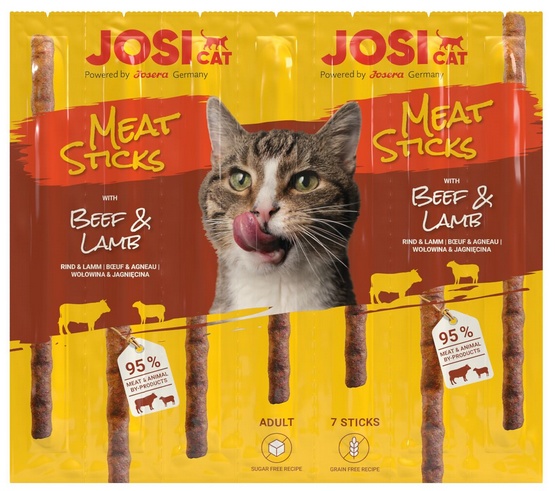 Josera JosiCat Meat Sticks Beef & Lamb 35g karma dla kota