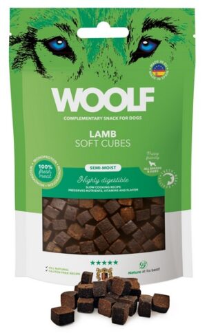 Woolf Soft Cubes Monoprotein Lamb 100g karma dla psa