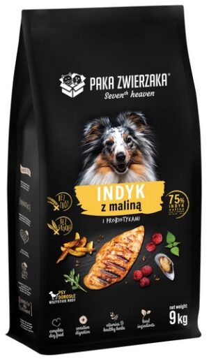 Paka Zwierzaka Seventh Heaven Indyk z maliną 9kg karma dla psa