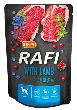 Rafi Pies Jagnięcina saszetka 300g karma dla psa