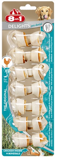 8in1 Dental Delights Bones XS 7szt karma dla psa
