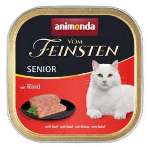 Animonda vom Feinsten Cat Senior z Wołowiną tacka 100g karma dla kota