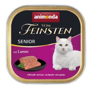 Animonda vom Feinsten Cat Senior z Jagnieciną tacka 100g karma dla kota