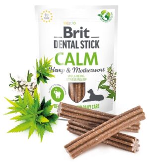 Brit Dental Stick Calm Hemp & Motherwort 251g karma dla psa
