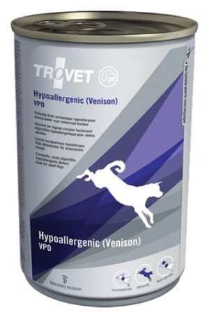 Trovet VPD Hypoallergenic Dziczyzna dla psa puszka 400g karma dla psa