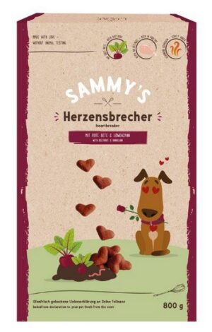 Sammy's Heartbreaker Serduszka 800g karma dla psa