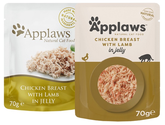 Applaws saszetka dla kota kurczak z jagnięciną w galaretce 70g karma dla kota - obrazek 2