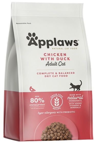 Applaws Cat Adult Chicken & Duck 2kg karma dla kota - obrazek 2