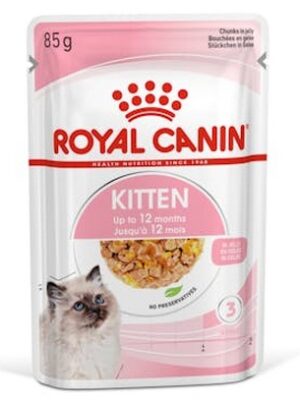 Royal Canin Kitten w galaretce karma mokra dla kociąt do 12 miesiąca życia saszetka 85g karma dla kota