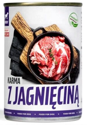 TUF TUF Mielonka z jagnięciną puszka 400g karma dla psa