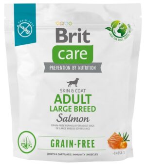 Brit Care Grain Free Adult Large Breed Salmon 1kg karma dla psa