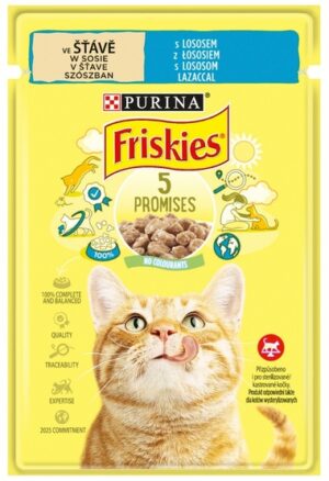 Friskies Łosoś saszetka 85g karma dla kota