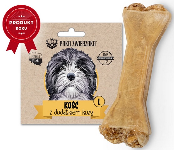 Paka Zwierzaka Kość z dodatkiem kozy L 13,5cm karma dla psa - obrazek 2