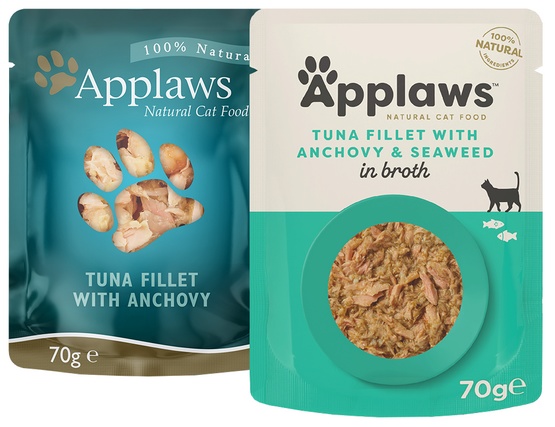 Applaws saszetka dla kota Tuńczyk, Anchois i Wodorosty 70g karma dla kota - obrazek 2