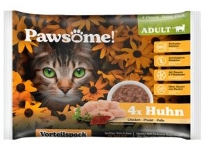 Pawsome Adult Huhn - kurczak saszetki 4x85g karma dla kota