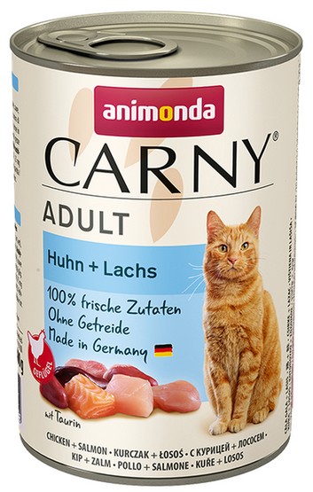 Animonda Carny Adult Kurczak + Łosoś puszka 400g karma dla kota