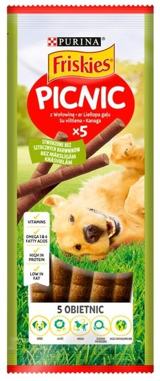 Friskies Picnic Wołowina 42g karma dla psa