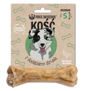 Paka Zwierzaka Kość z dodatkiem strusia S 10cm karma dla psa