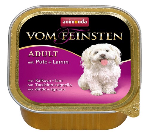 Animonda vom Feinsten Dog Adult Indyk i Jagnięcina 150g karma dla psa - obrazek 2